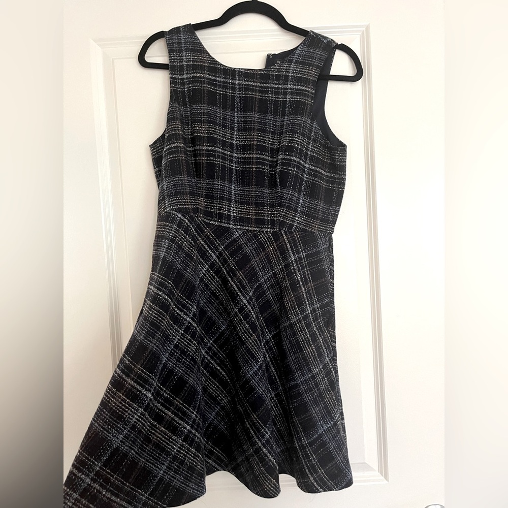 Tweed mini dress (fit and flare style)